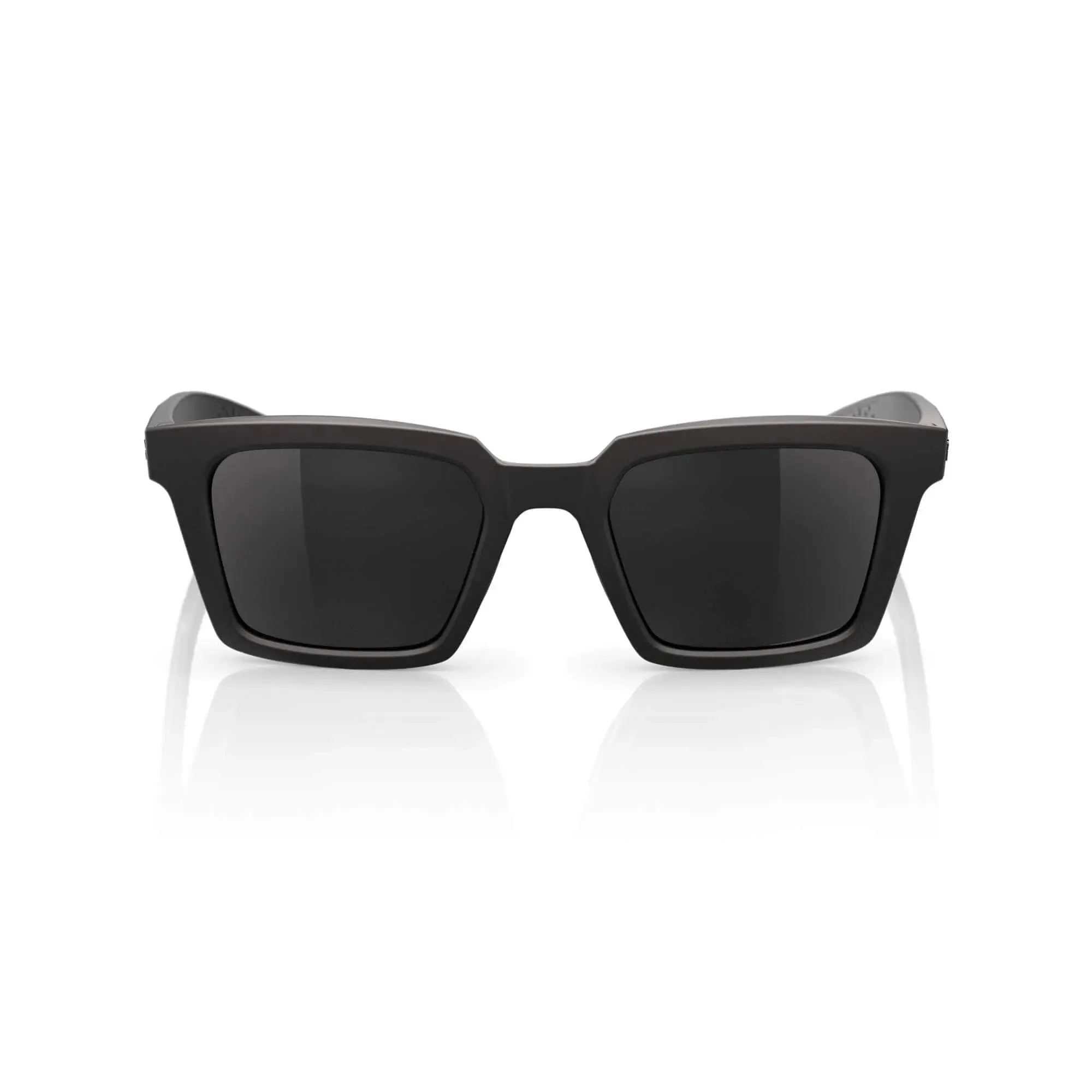 100% Erba Glasses Soft Tact Black / Smoke Lens