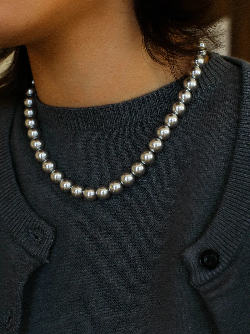 10mm Pearl Beads Necklace