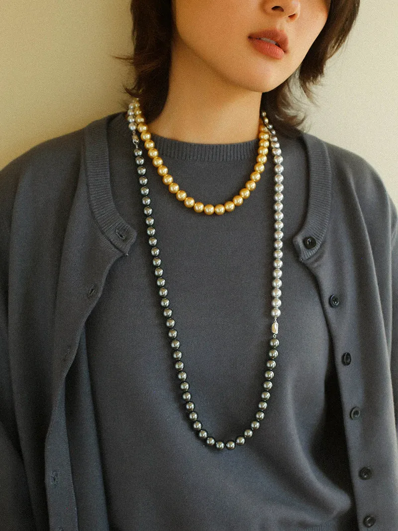 10mm Pearl Beads Necklace