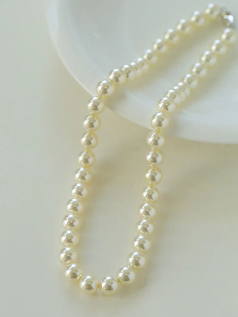 10mm Pearl Beads Necklace