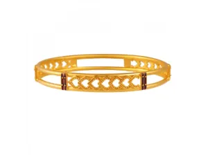 22k Unique Gold Nowa With Meenakari Details