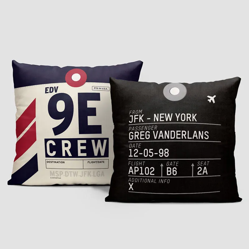 9E - Throw Pillow