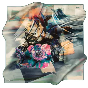 Aker Fiona Floral Turkish Silk Scarf No. 52