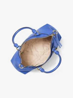 Austen Small Pebbled Leather Satchel