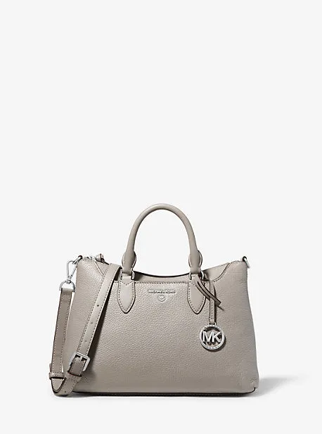 Austen Small Pebbled Leather Satchel