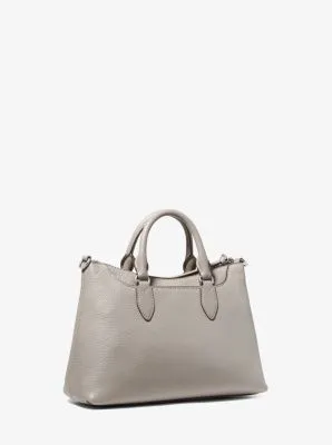 Austen Small Pebbled Leather Satchel