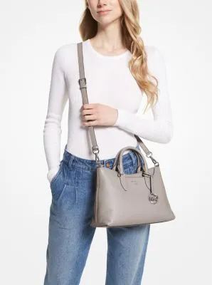 Austen Small Pebbled Leather Satchel