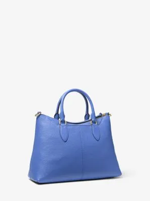 Austen Small Pebbled Leather Satchel