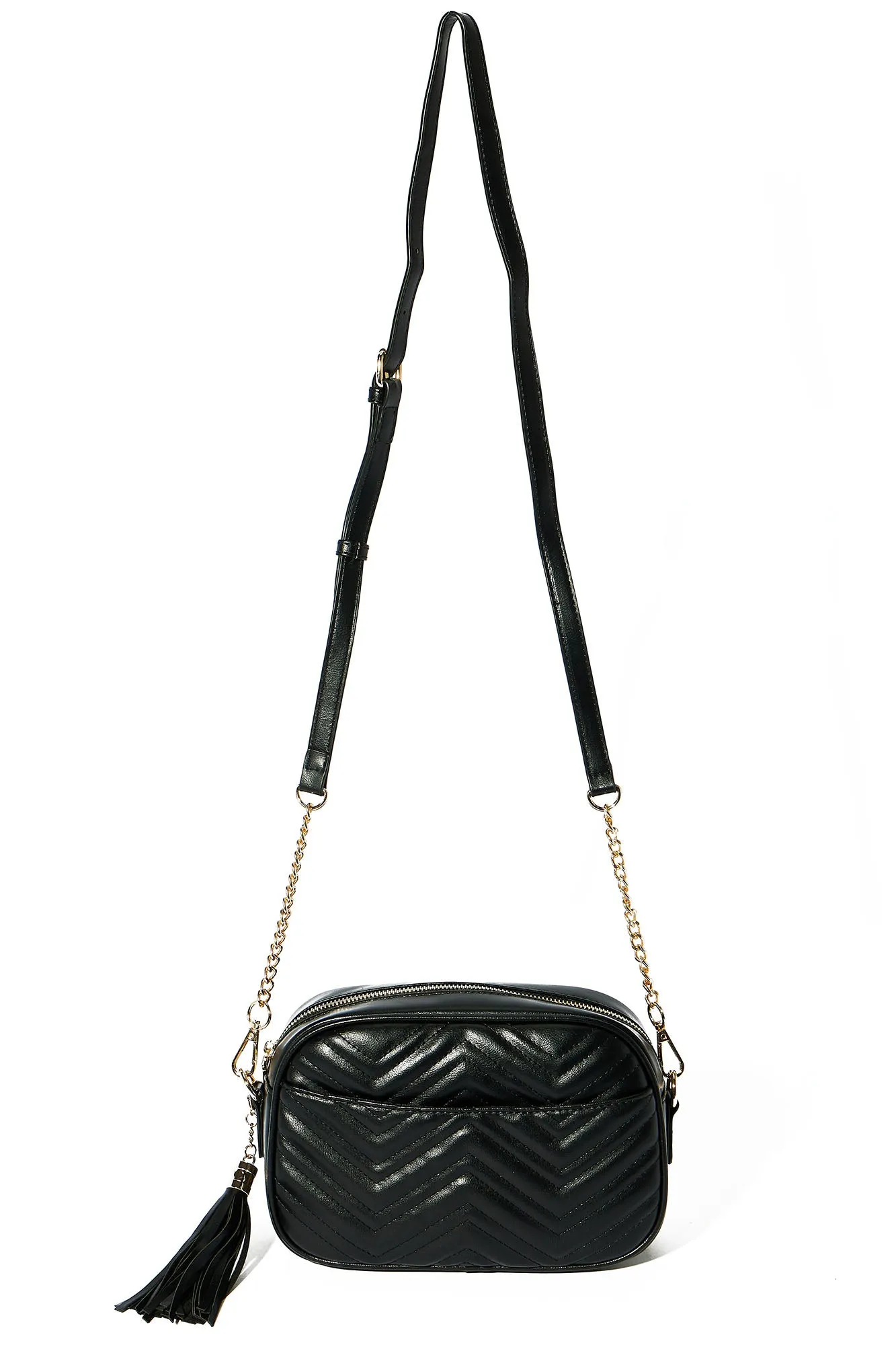 Back To You Quilted Bag - Black