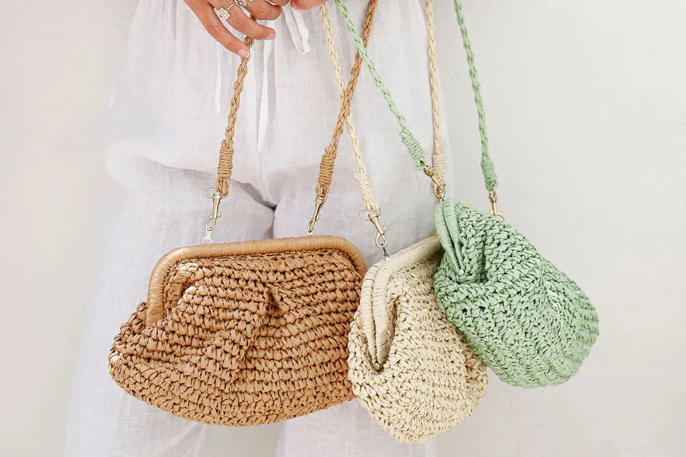 Carnival Woven Clutch