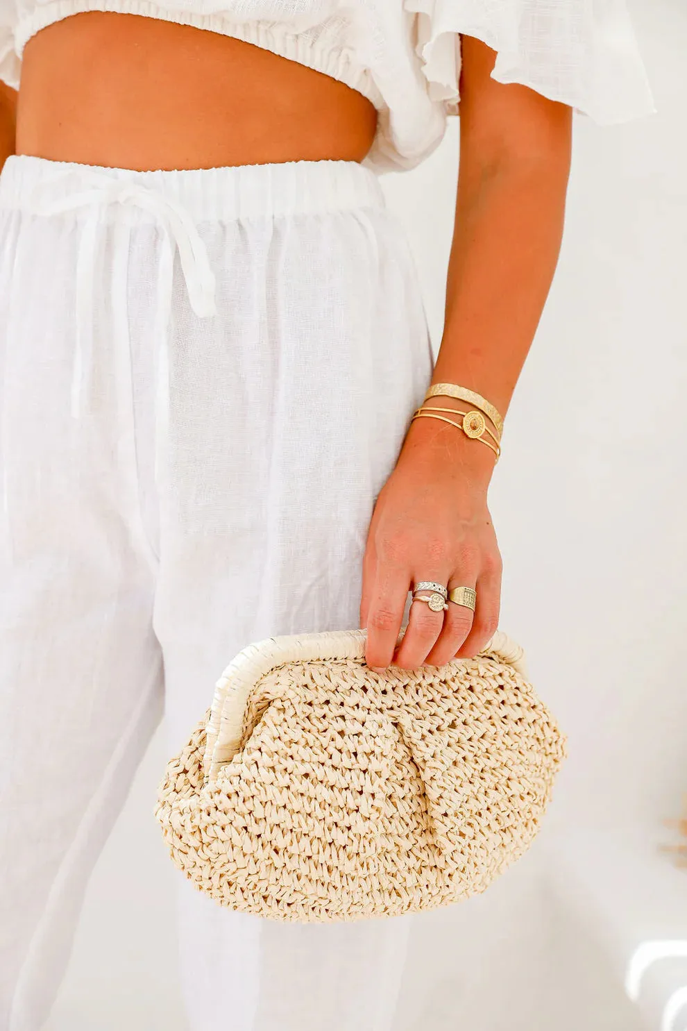 Carnival Woven Clutch