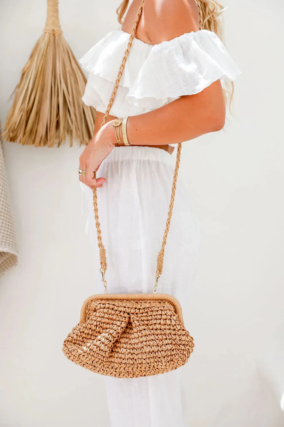 Carnival Woven Clutch