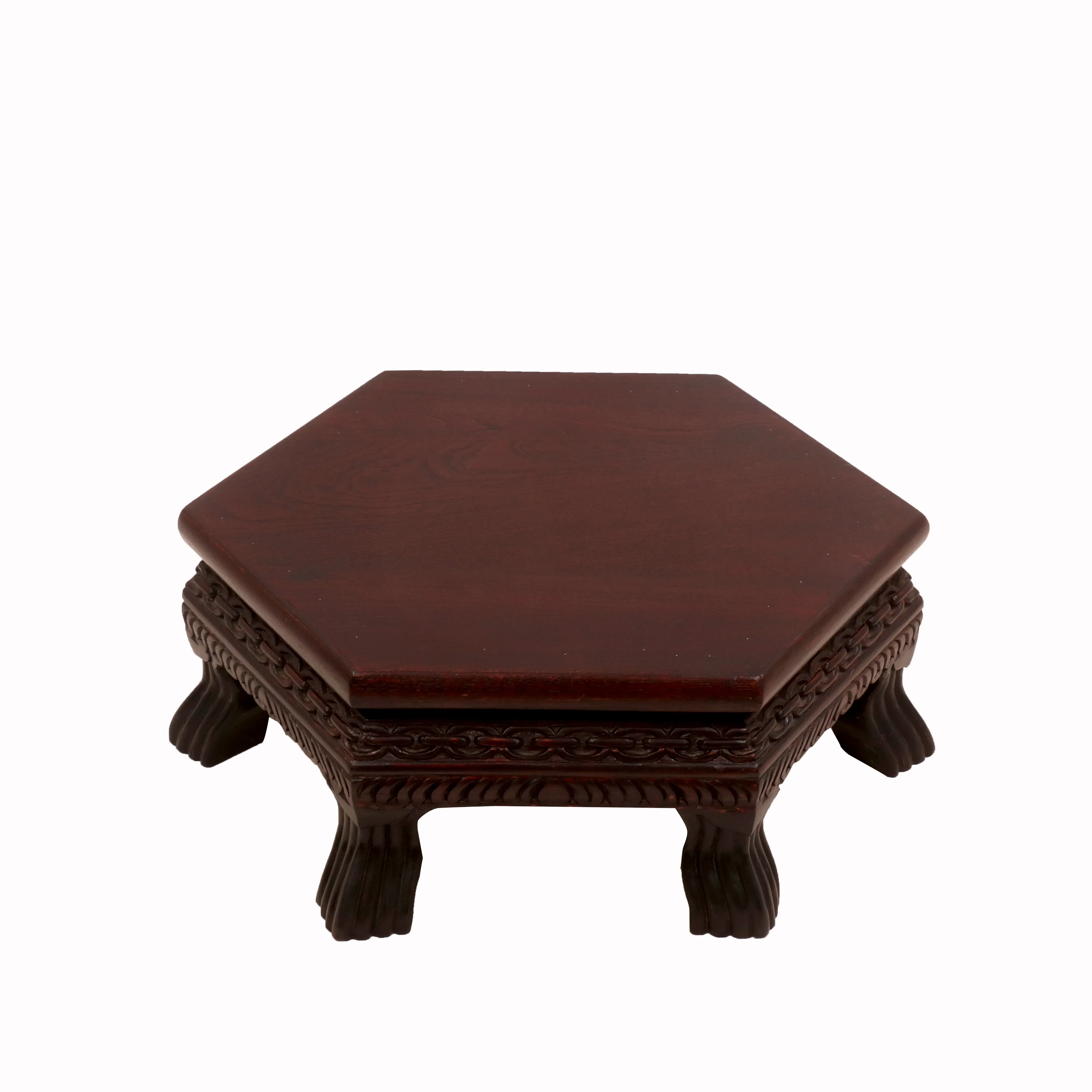 Chain Style Mahogany Dark Style Teak Wood Bajot