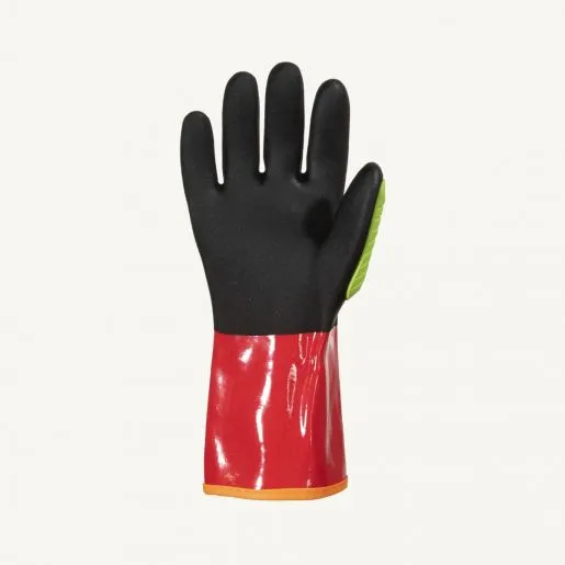 Chemical Resistant & Anti-Impact Gloves - Superior Glove Chemstop PVC Aramid Fiber & Full Nitrile Coating S15KGVNVB
