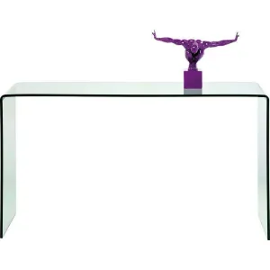 Clear Club Glass Console