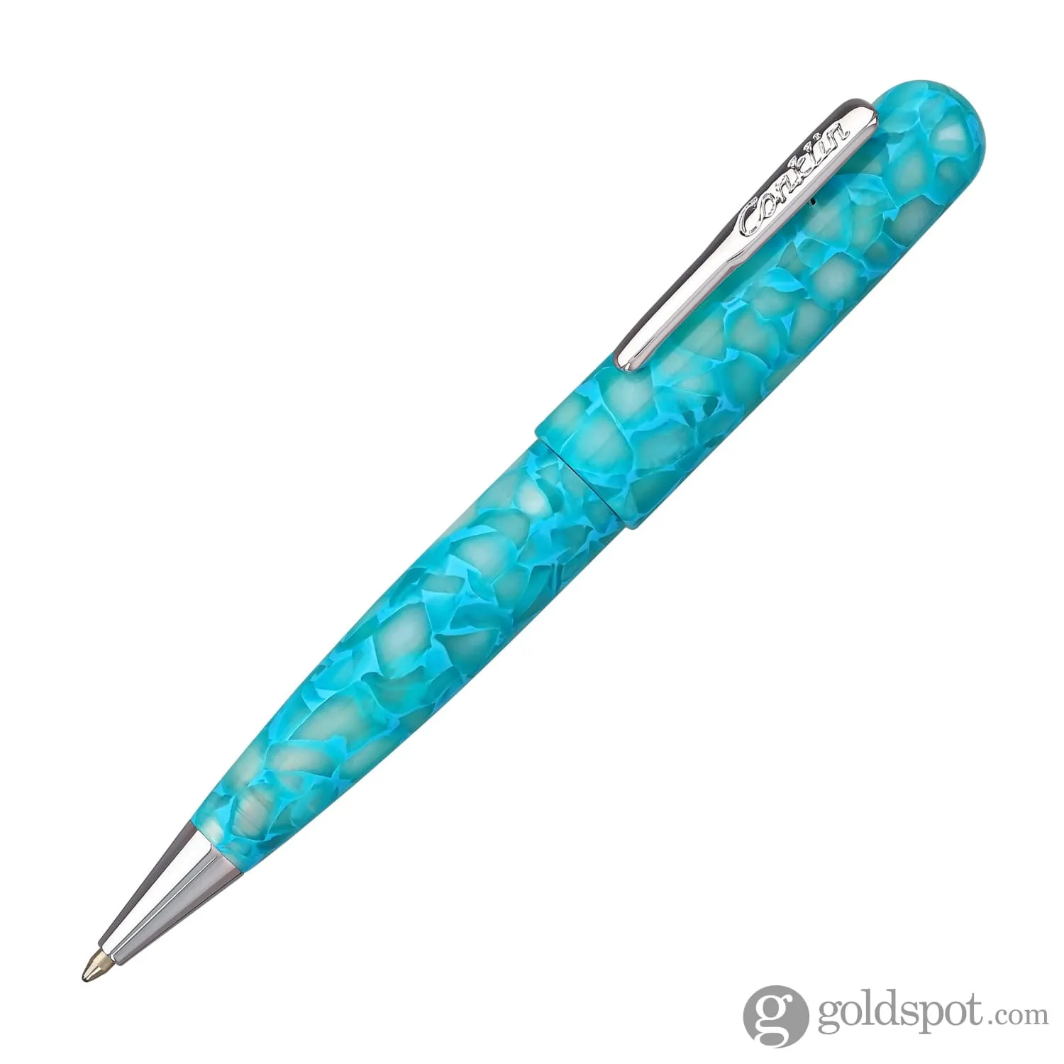 Conklin All American Ballpoint Pen in Turquoise Serenity