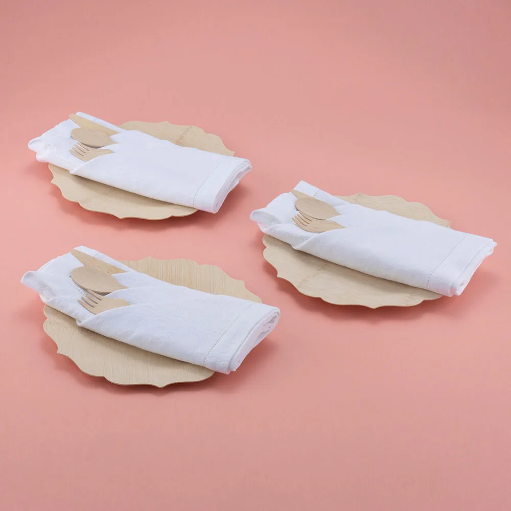 Disposable Bamboo Fancy Plates