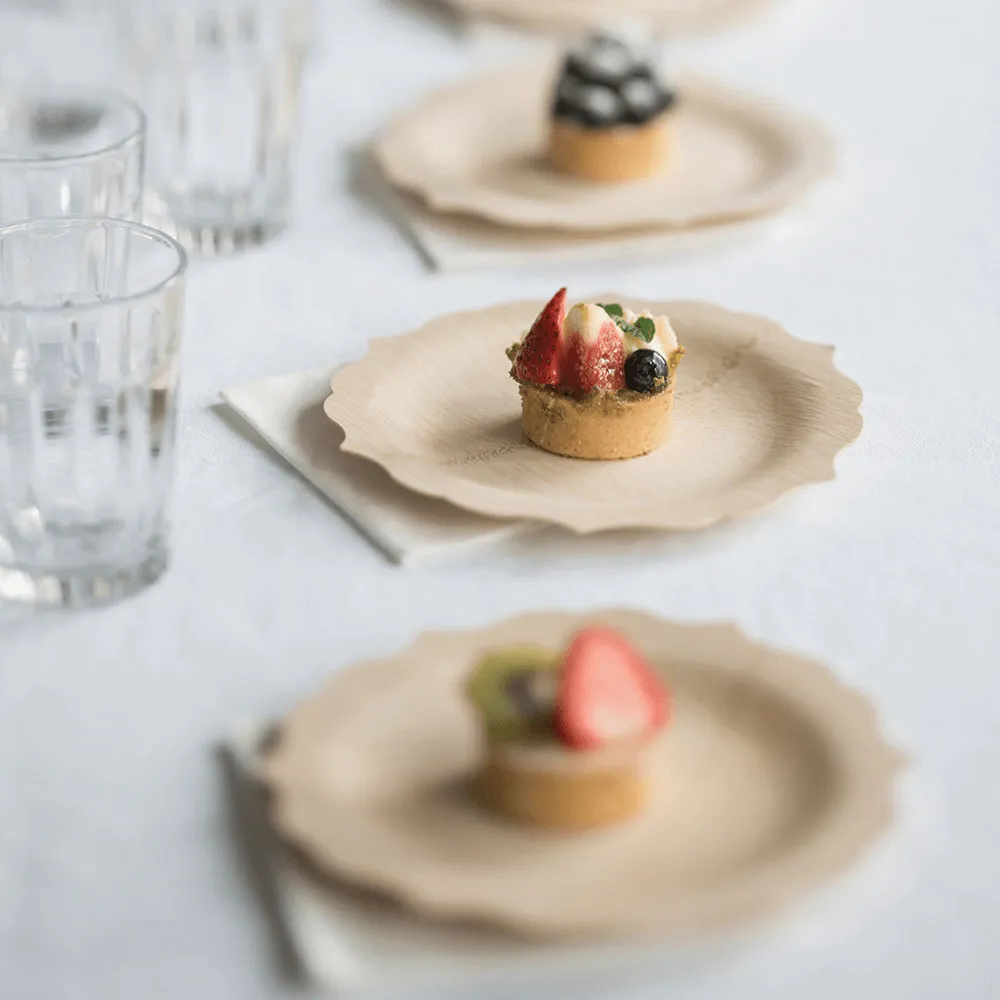 Disposable Bamboo Fancy Plates
