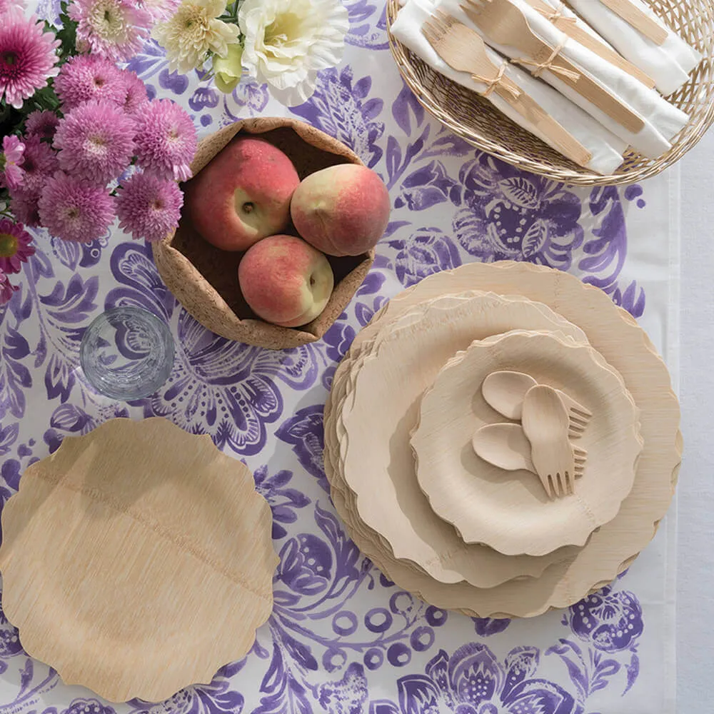 Disposable Bamboo Fancy Plates