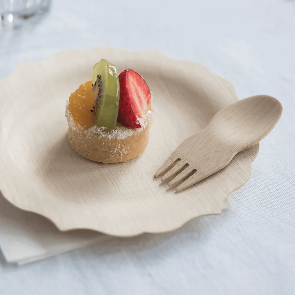Disposable Bamboo Fancy Plates