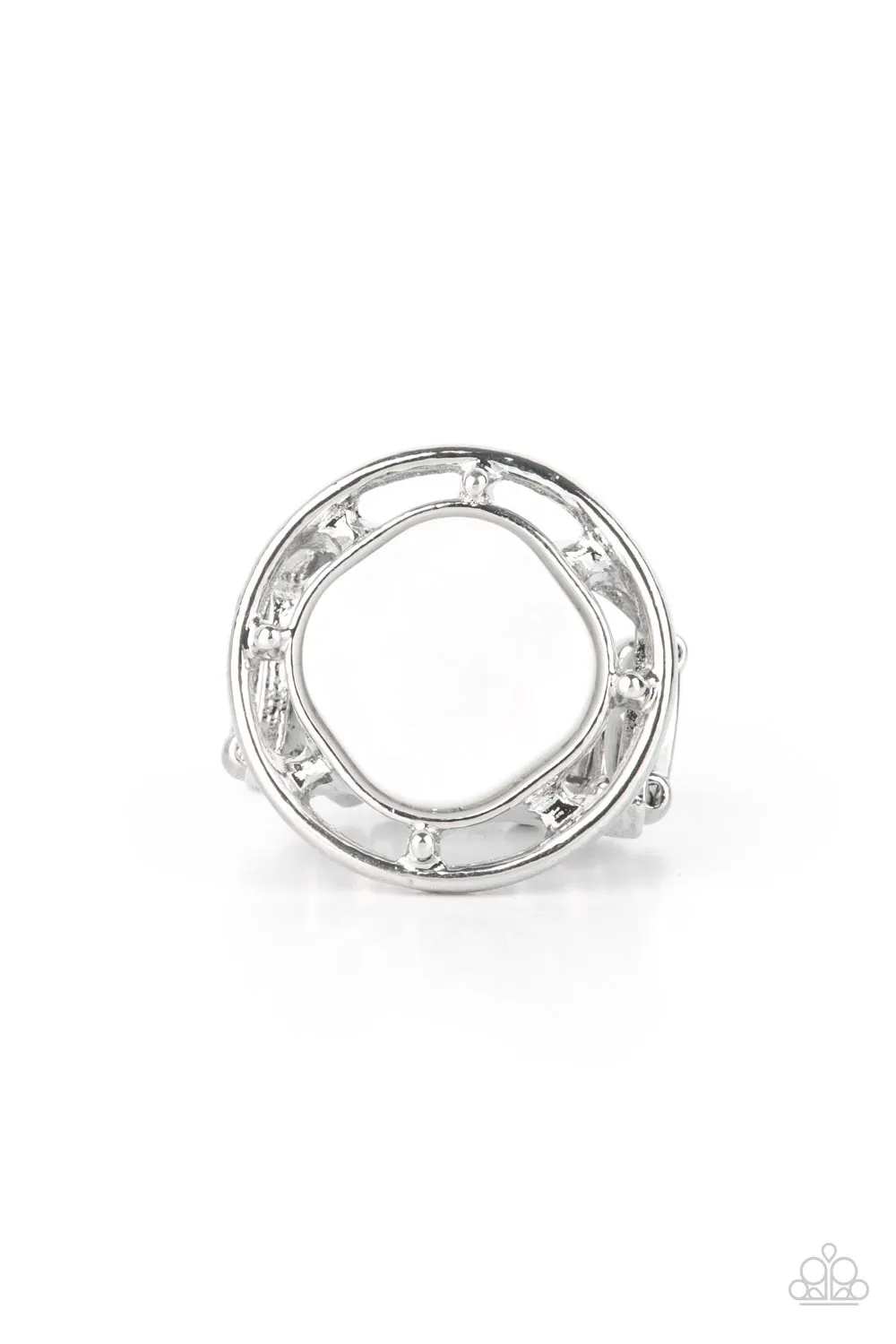 Encompassing Pearlescence - White Ring - Paparazzi Accessories