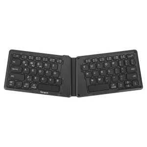 Ergonomic Foldable Bluetooth® Antimicrobial Keyboard
