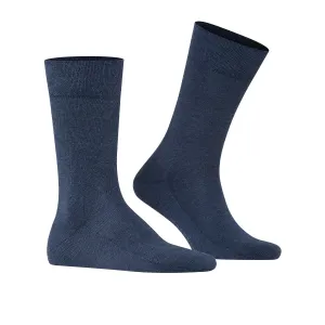 Falke Sensitive London Crew Sock (Men) - Navy Melange