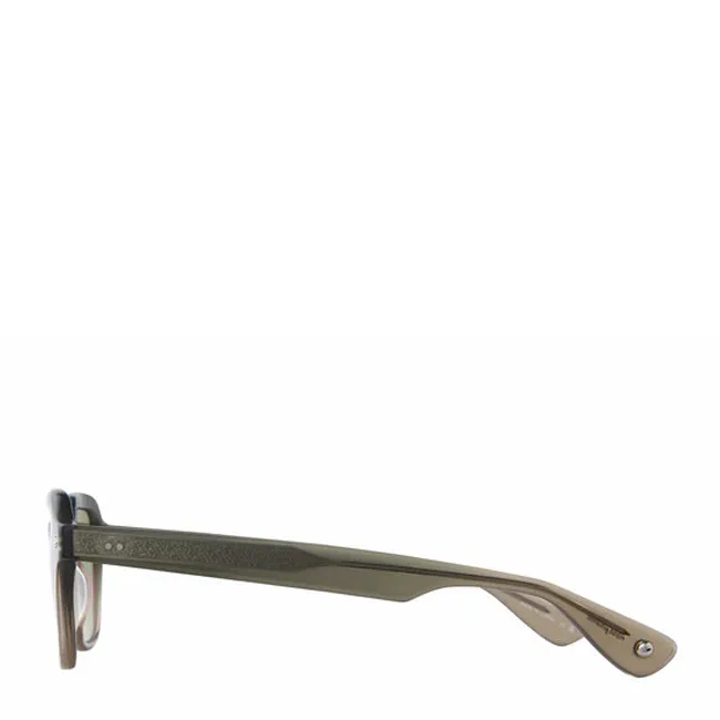 Garrett Leight OG Freddy P 49 Sunglasses Matte Cyprus Fade/Olive Gradient