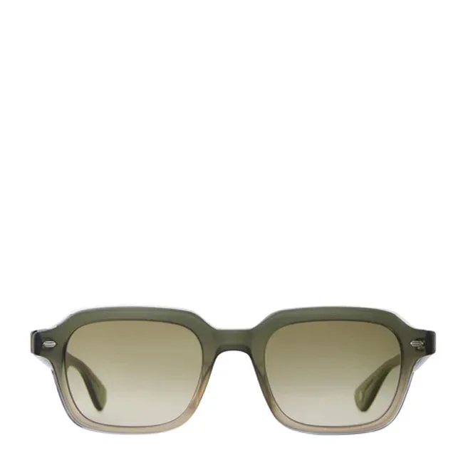 Garrett Leight OG Freddy P 49 Sunglasses Matte Cyprus Fade/Olive Gradient
