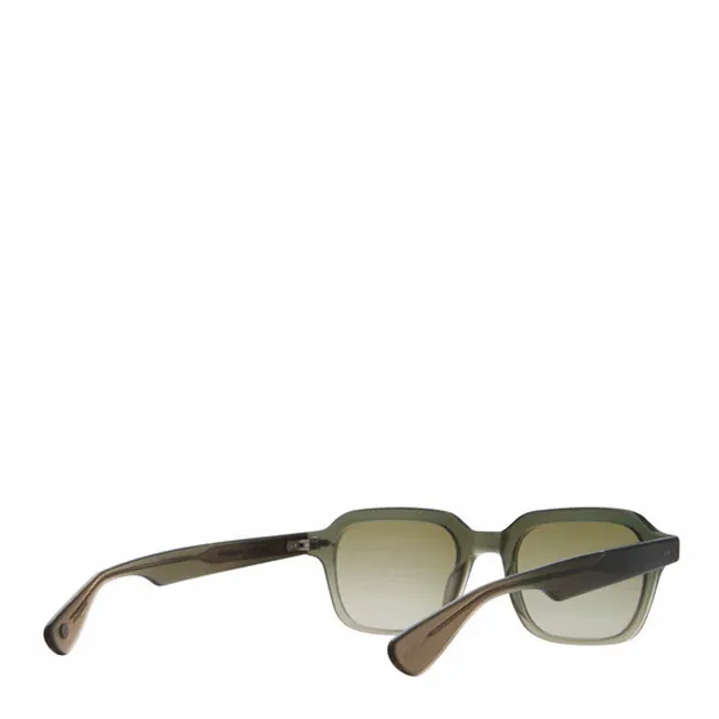 Garrett Leight OG Freddy P 49 Sunglasses Matte Cyprus Fade/Olive Gradient