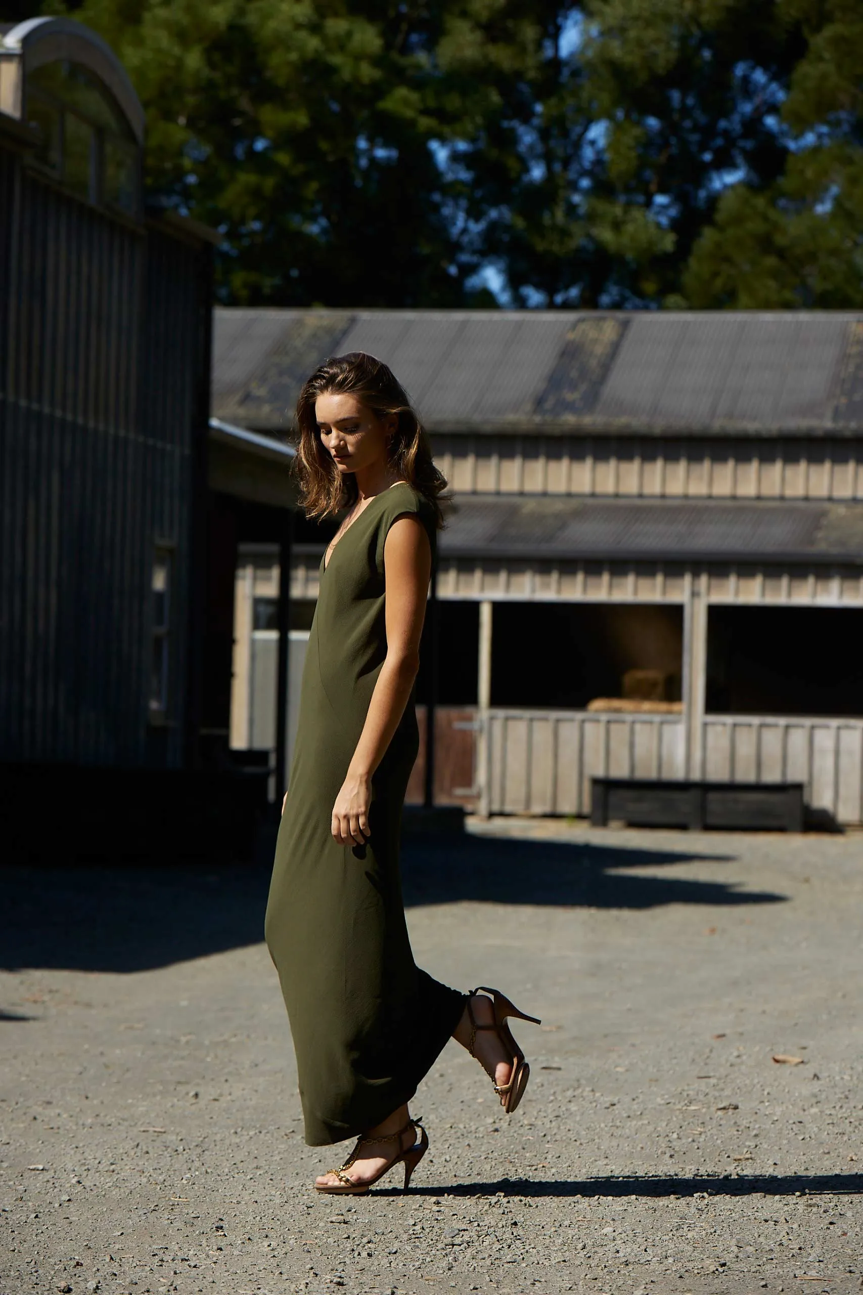 HALSTON DRESS JUNGLE