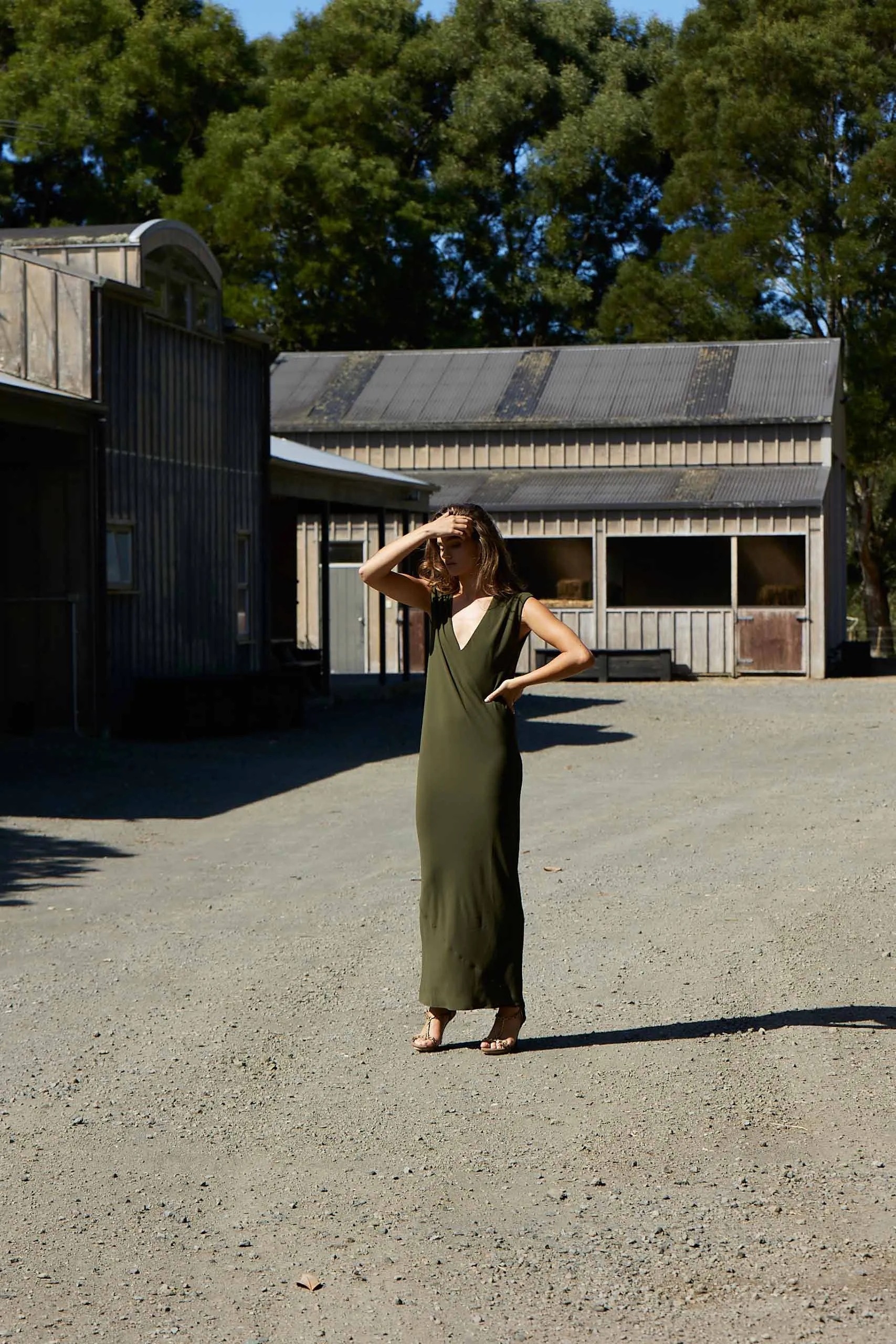HALSTON DRESS JUNGLE