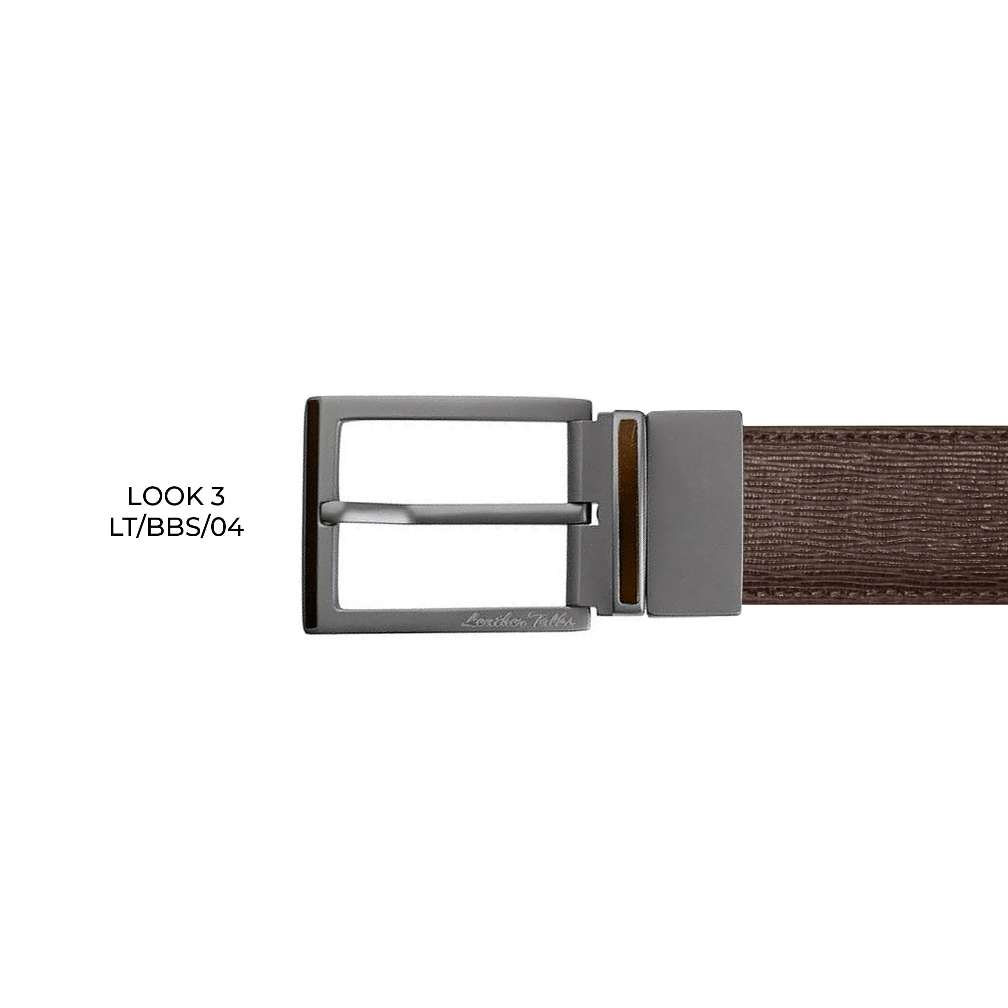 Italian Wood Finish | Italian Leather Belt for Men | Color: Brown