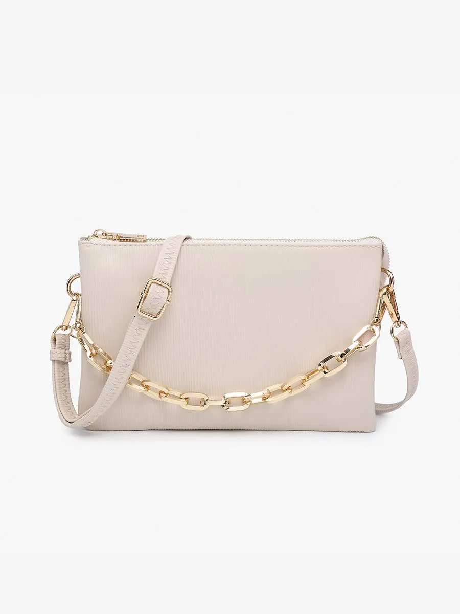 Izzy Textured Crossbody w/ Guitar Strap