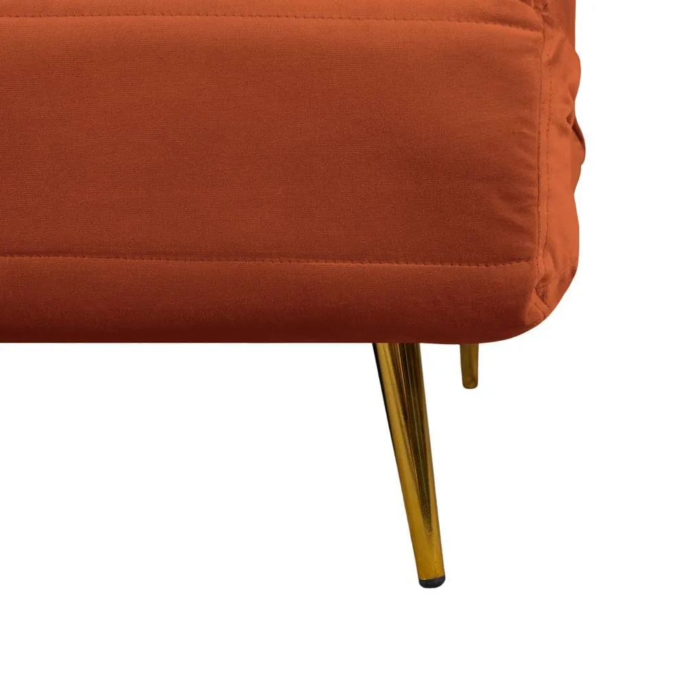 Jola Velvet Foldable 2 Seater Sofa Bed with Pillows