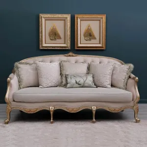 Luxury Design Traditional Quinton Carving Sofa Set