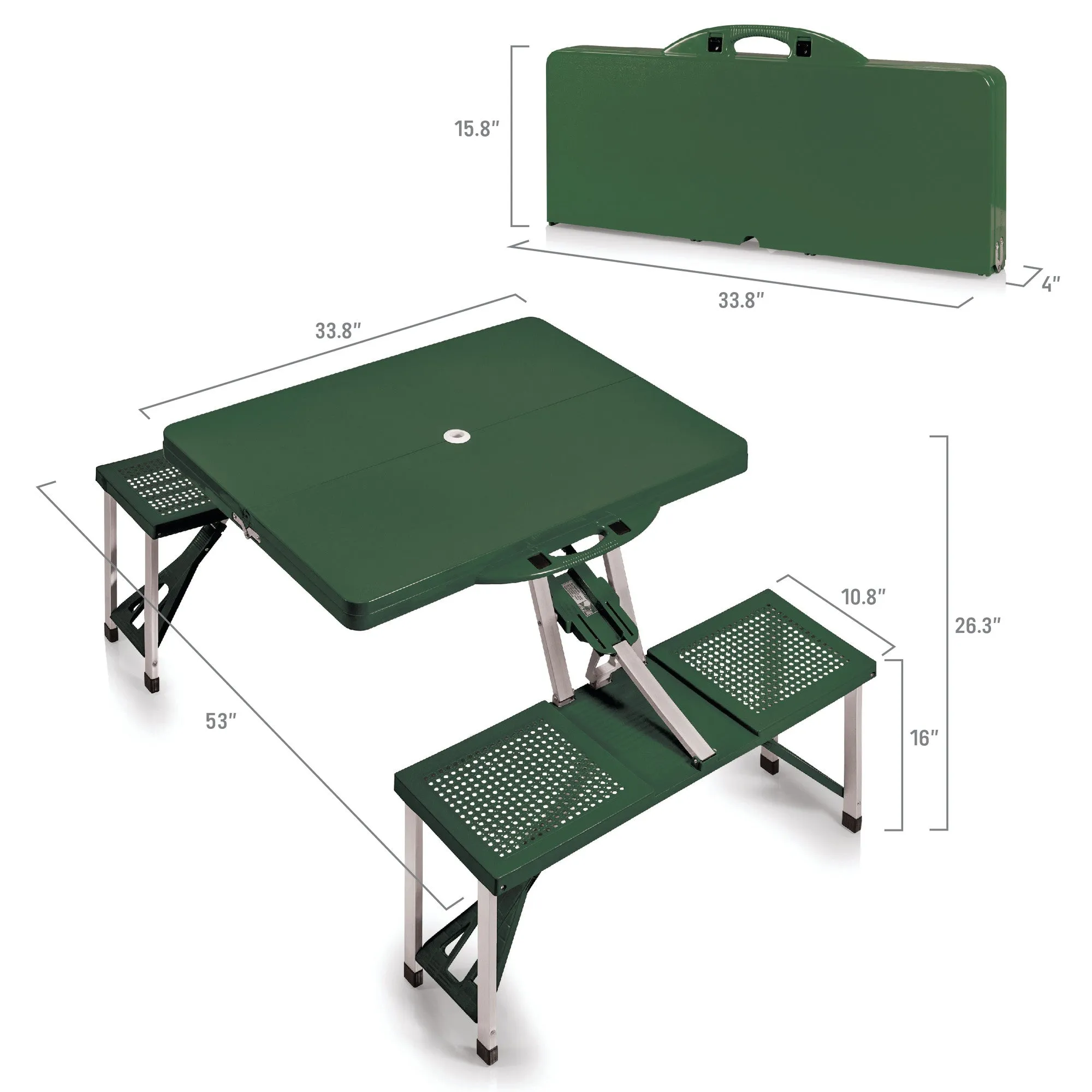Mandalorian Grogu - Picnic Table Portable Folding Table with Seats