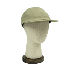 Mechanic cap in pale green poly kimono ripstop