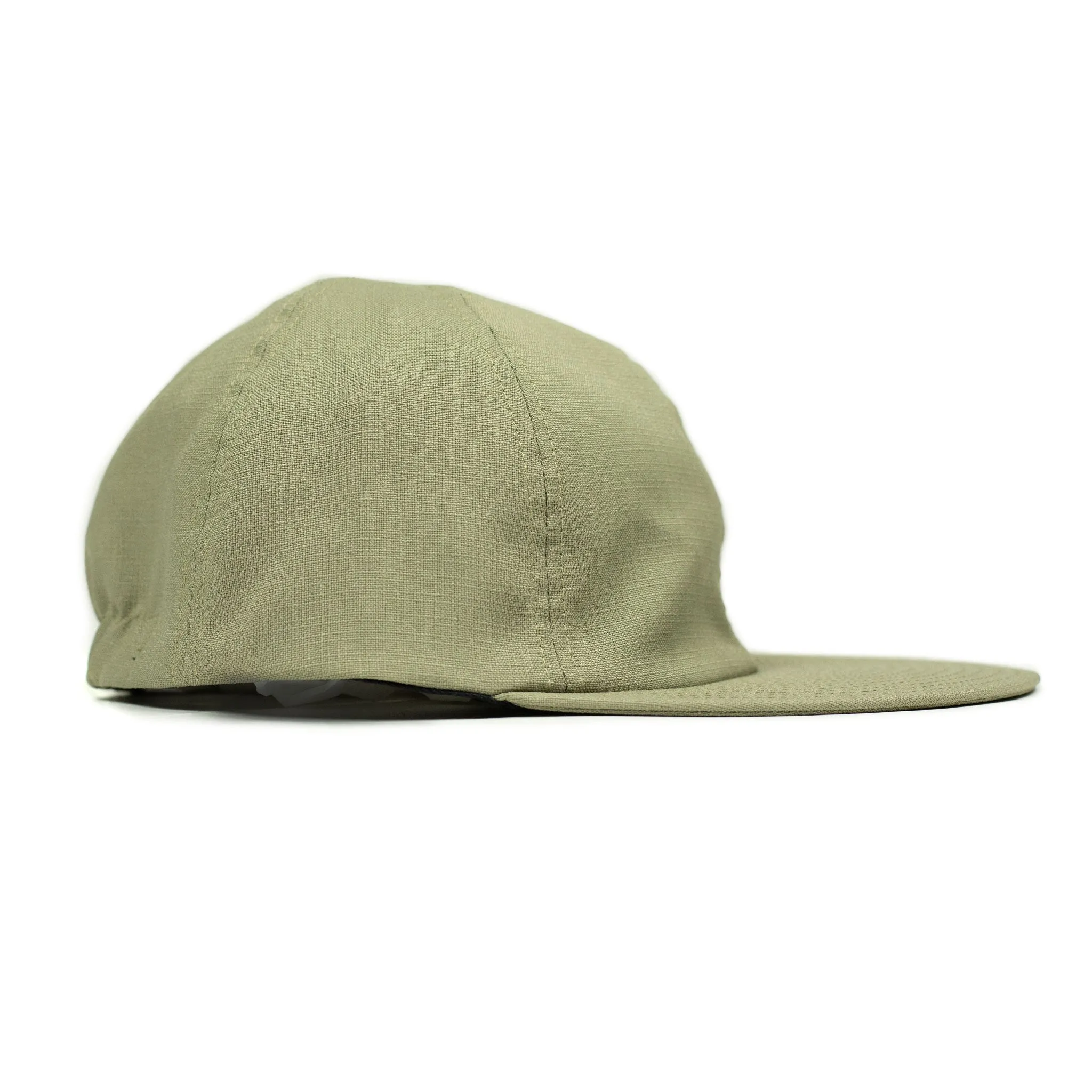 Mechanic cap in pale green poly kimono ripstop