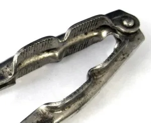 Nut Cracker Nutcracker Double Pat Applied For Nickel Plated 1900 Flared Kitchen Gadget