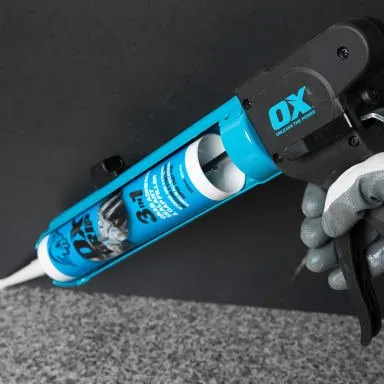 OX Pro 10-Ounce Rodless Caulk Gun | 7:1 Thrust Ratio