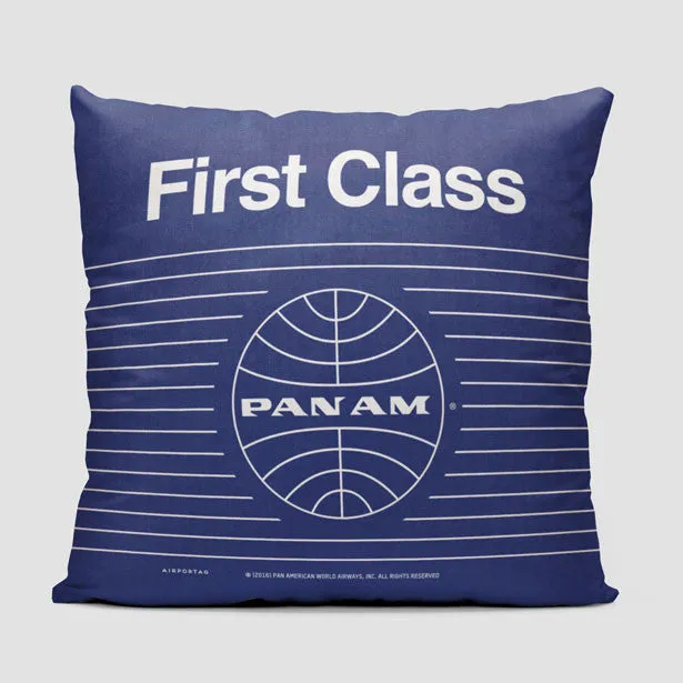 Pan Am First Class - Throw Pillow