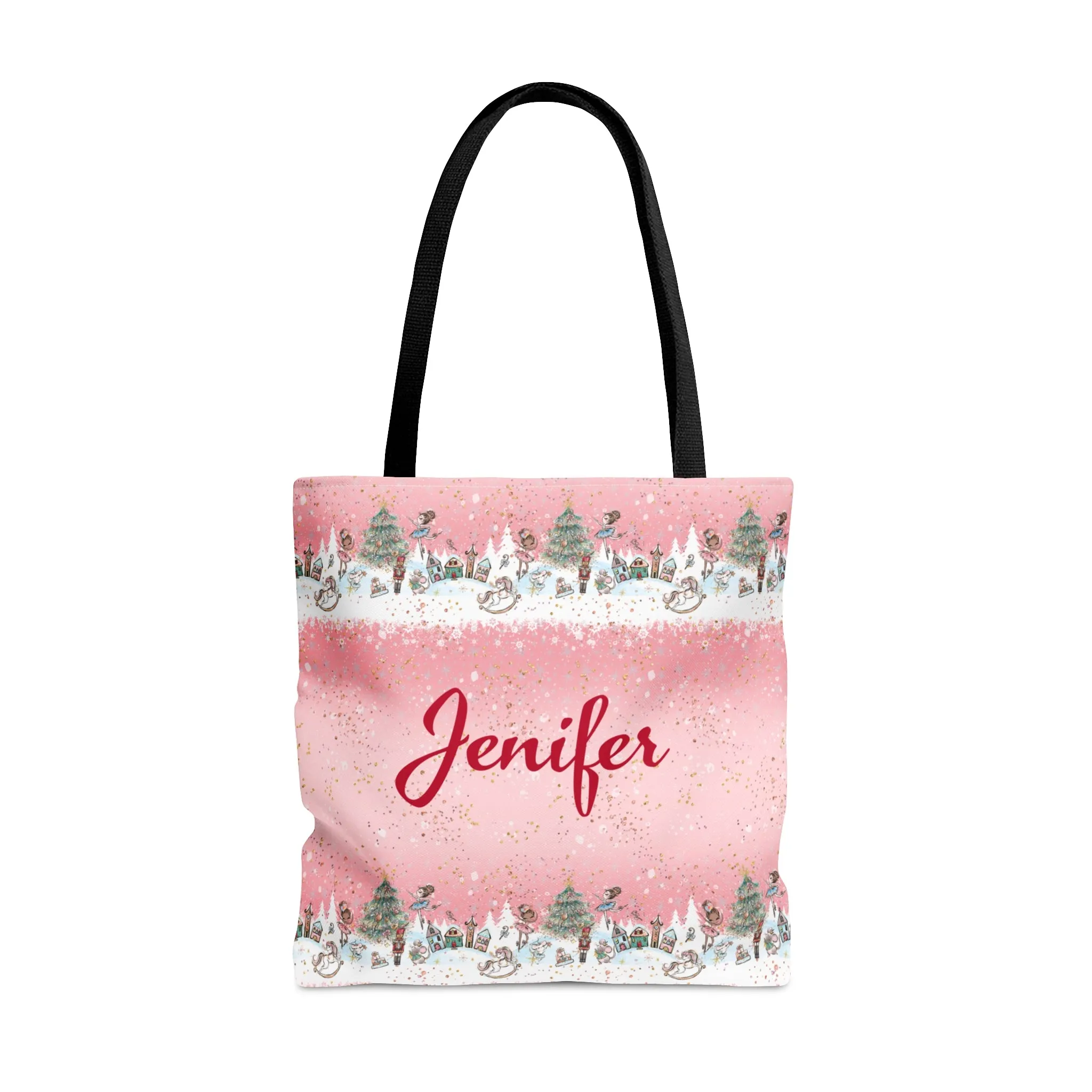 Personalised Tote Bag, Nutcracker Pink Christmas Tote bag