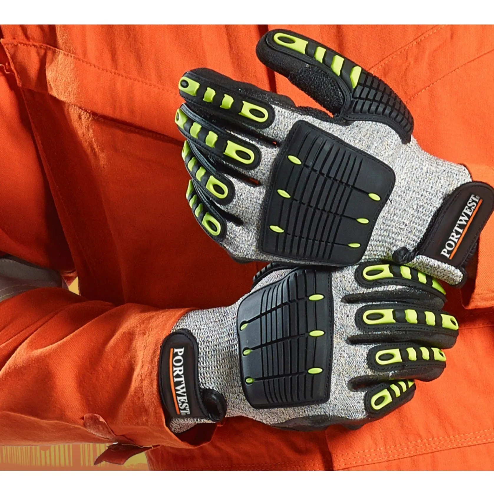 PORTWEST Thermal Cut Resistant Impact Gloves - ANSI Impact Level 2 - A729