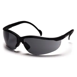 PYRAMEX SAFETY SB1820S Venture II Safety Glasses Gray Lens, Black Frame