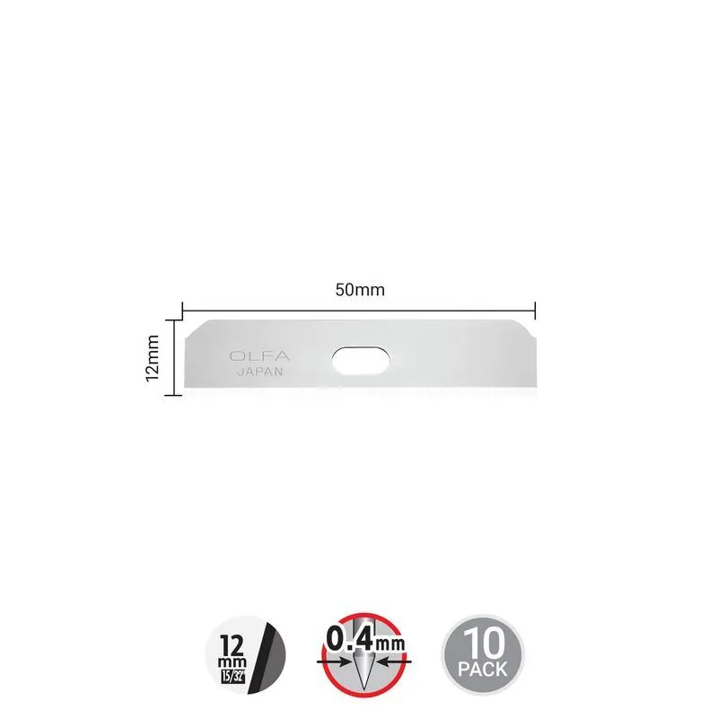 Replacement Blade - OLFA SKB-7 SK-7 Replacement Blade with 90° Edge 10 Pack 1077172