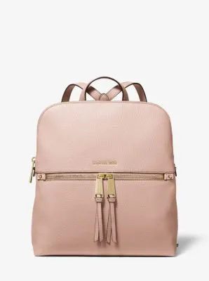 Rhea Medium Pebbled Slim Backpack