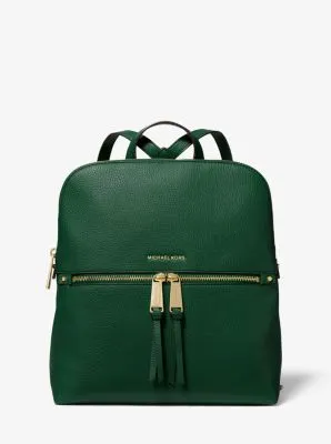 Rhea Medium Pebbled Slim Backpack