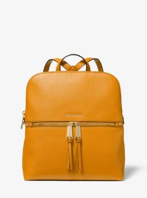 Rhea Medium Pebbled Slim Backpack