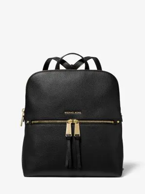 Rhea Medium Pebbled Slim Backpack